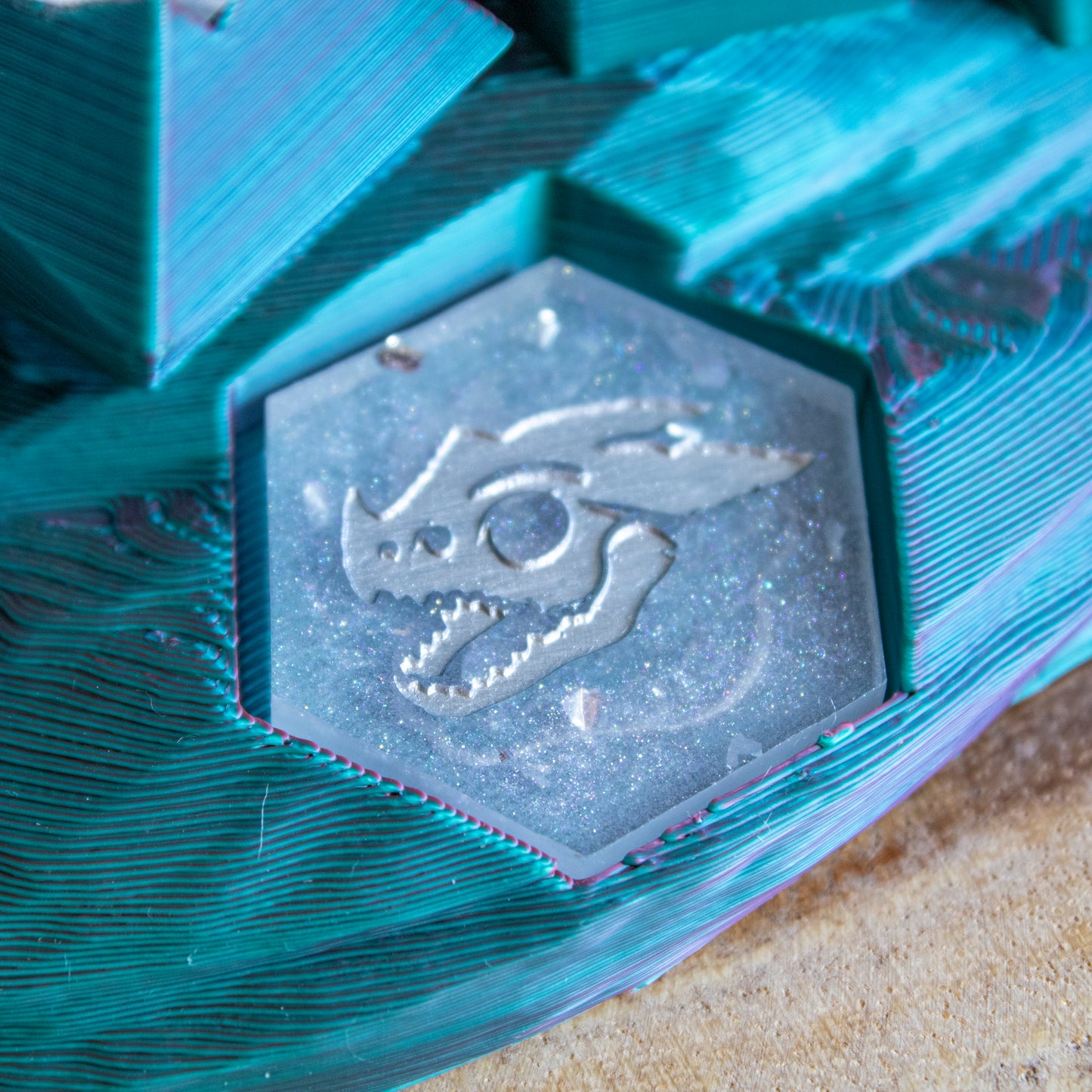 Crystal Dice Display