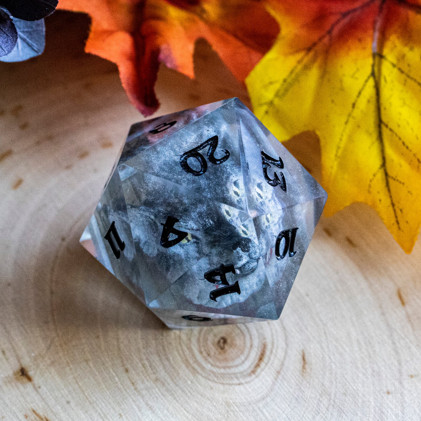The Grey - Werewolf Head D20