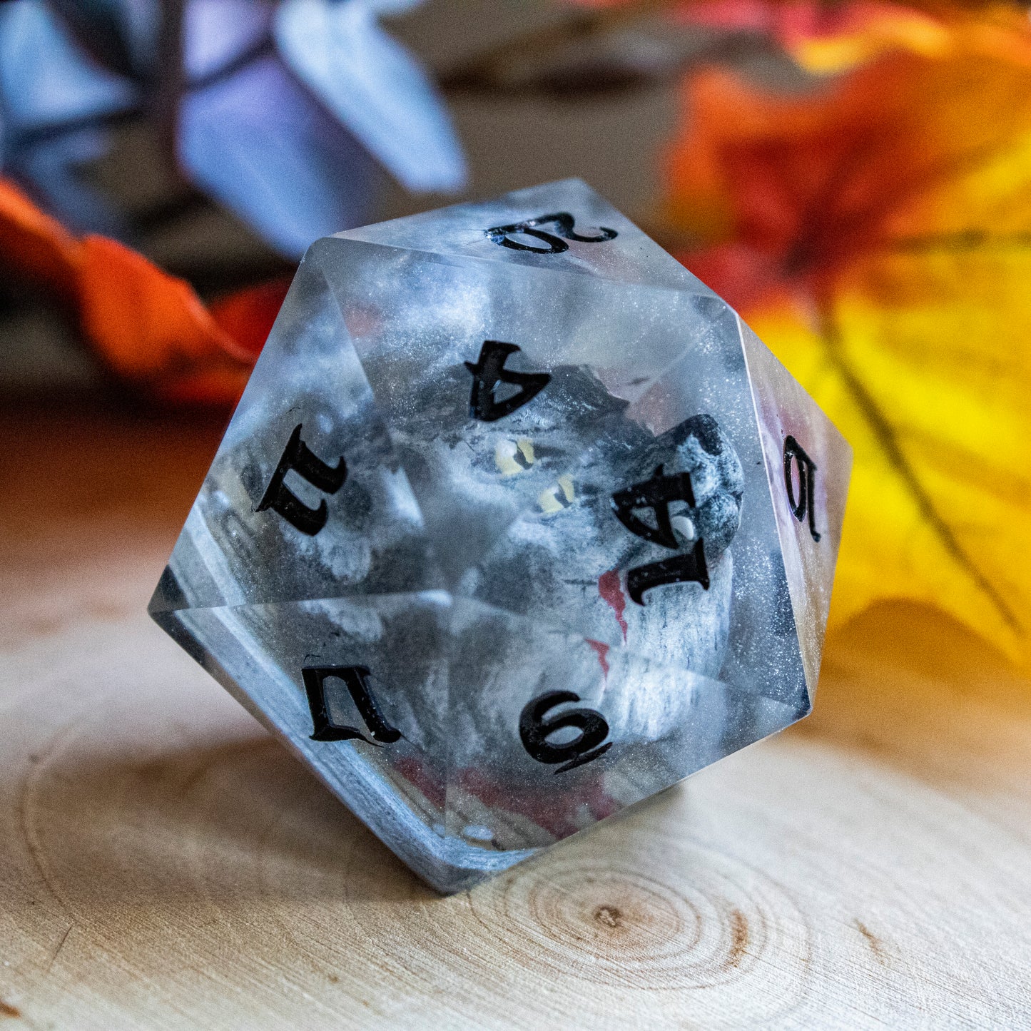 The Grey - Werewolf Head D20