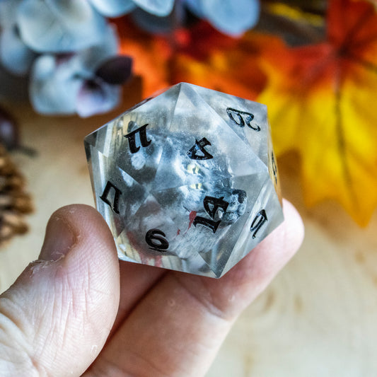 The Grey - Werewolf Head D20