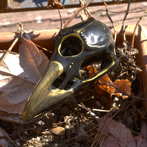 Three Eyed Raven Skull