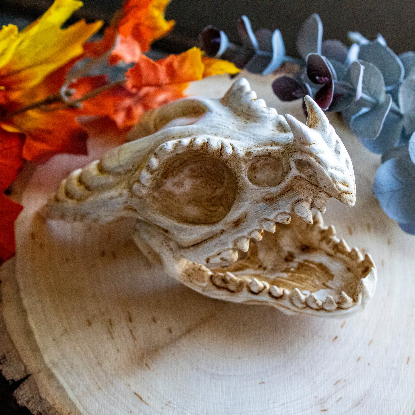 Fire Dragon Skull