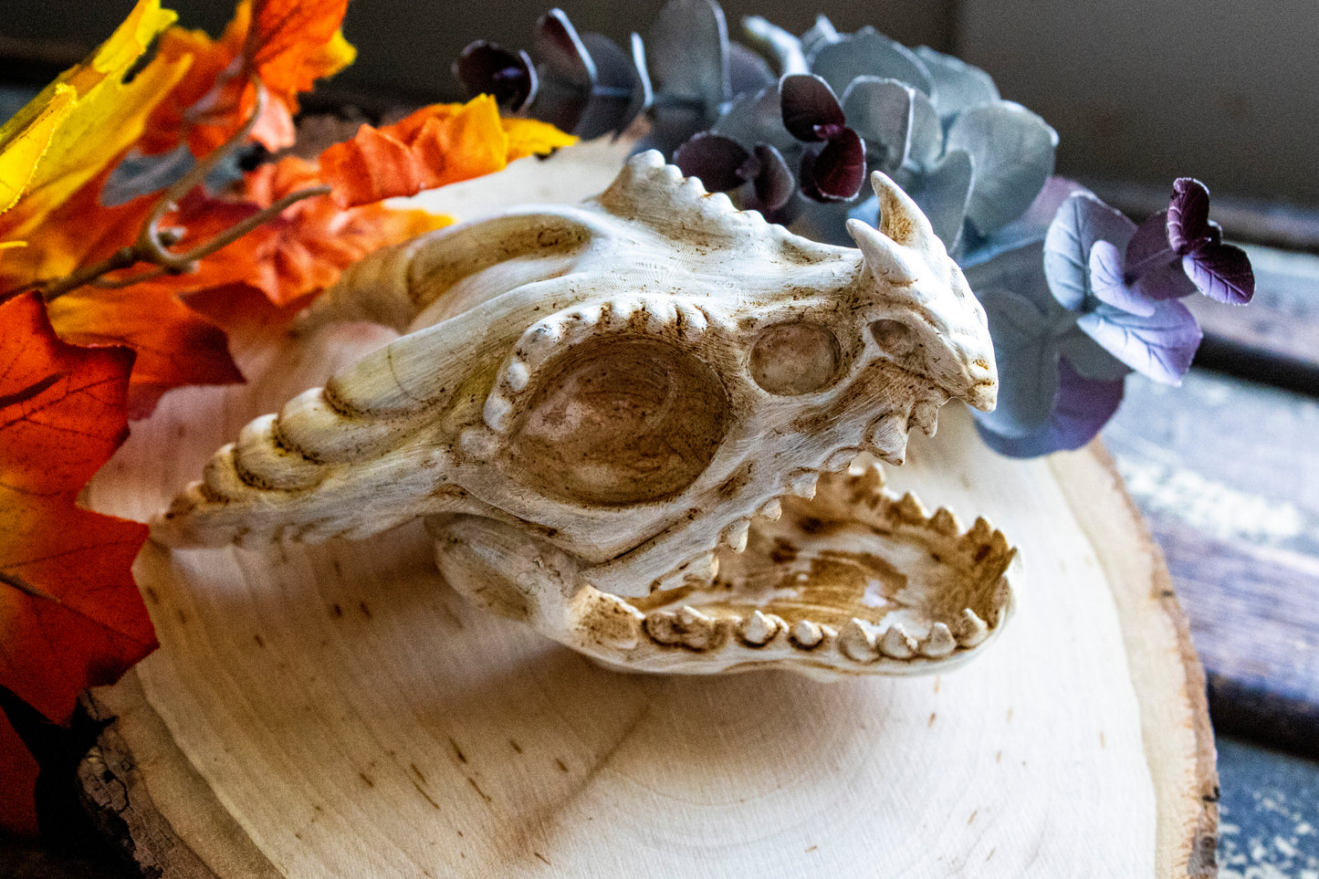 Fire Dragon Skull