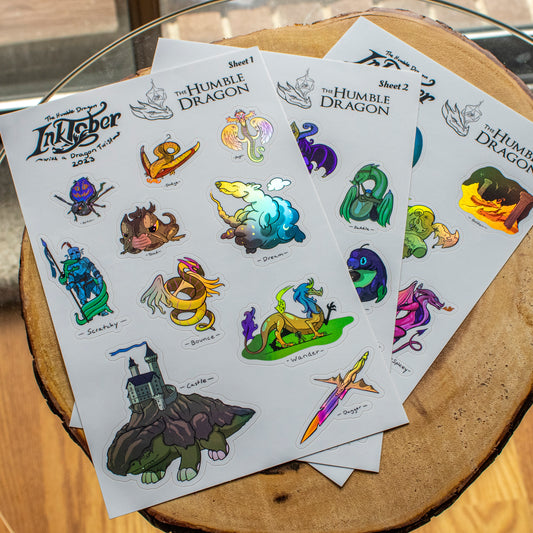 Inktober Sticker Sheets