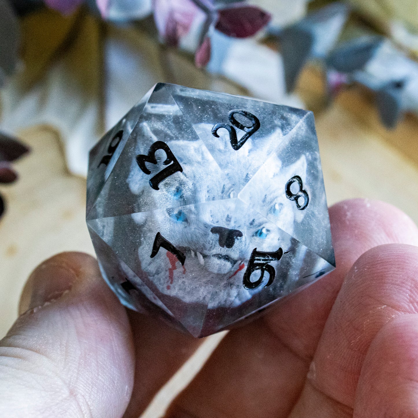 The Winter - Werewolf Head D20