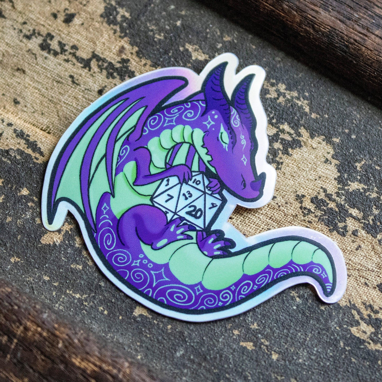 Gentle Dice Dragon - Humble Dragon Dice