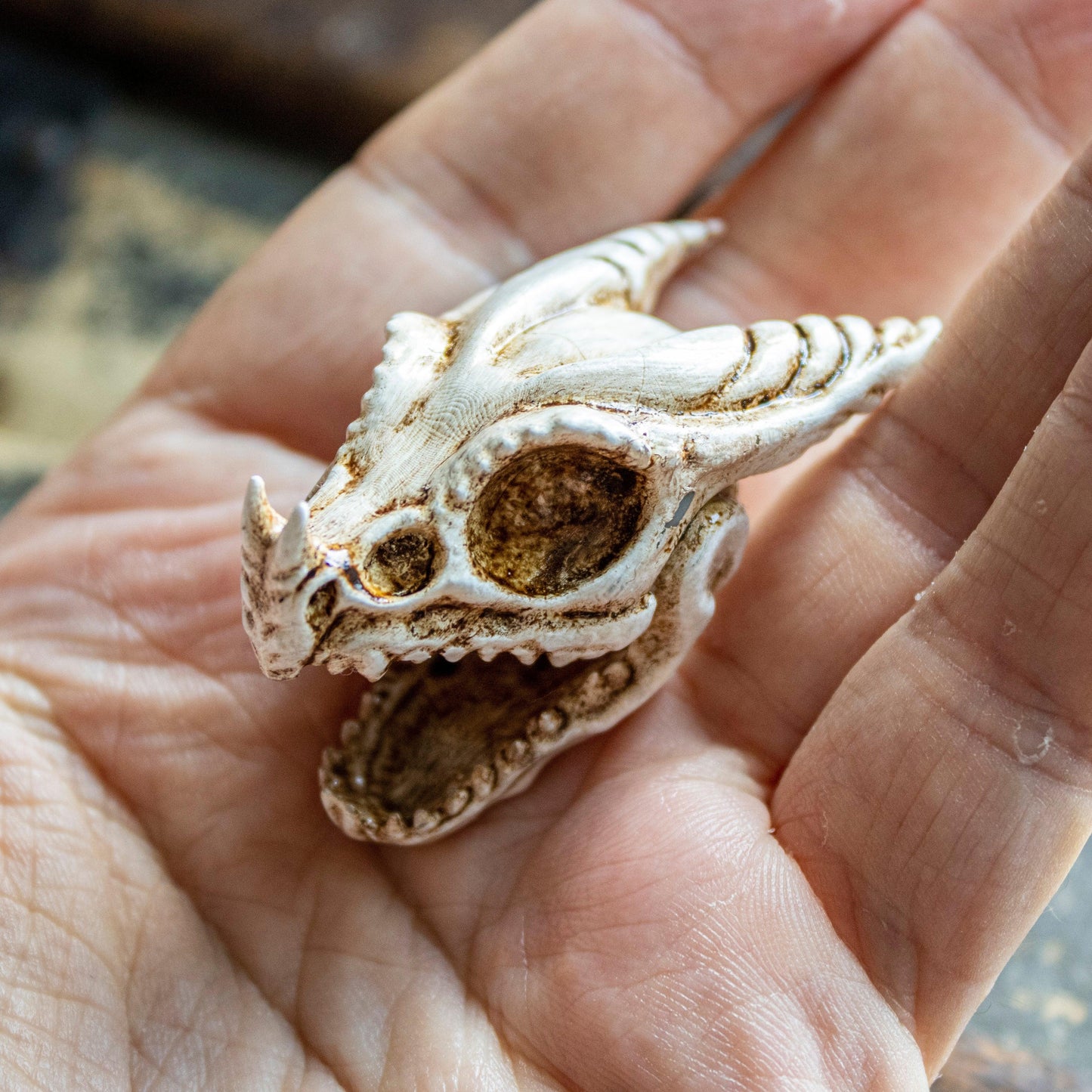 Fire Dragon Skull - Small - Humble Dragon Dice