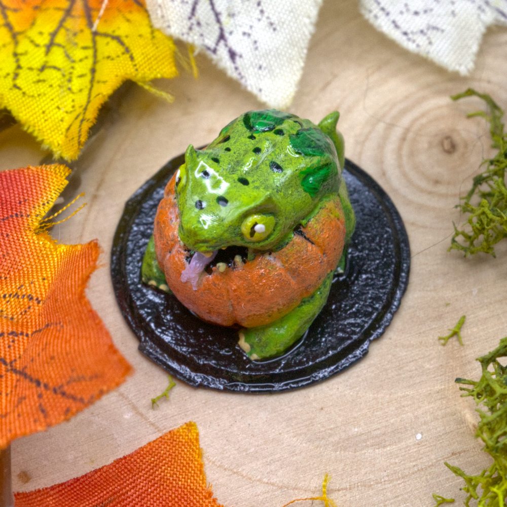 Pumpkin Dragon Miniature