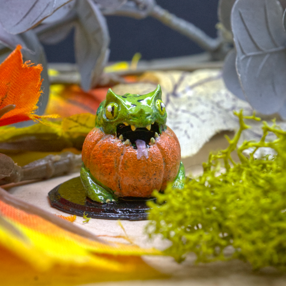 Pumpkin Dragon Miniature