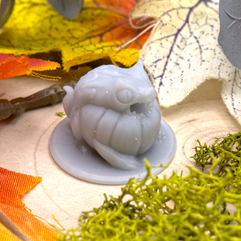 Pumpkin Dragon Miniature