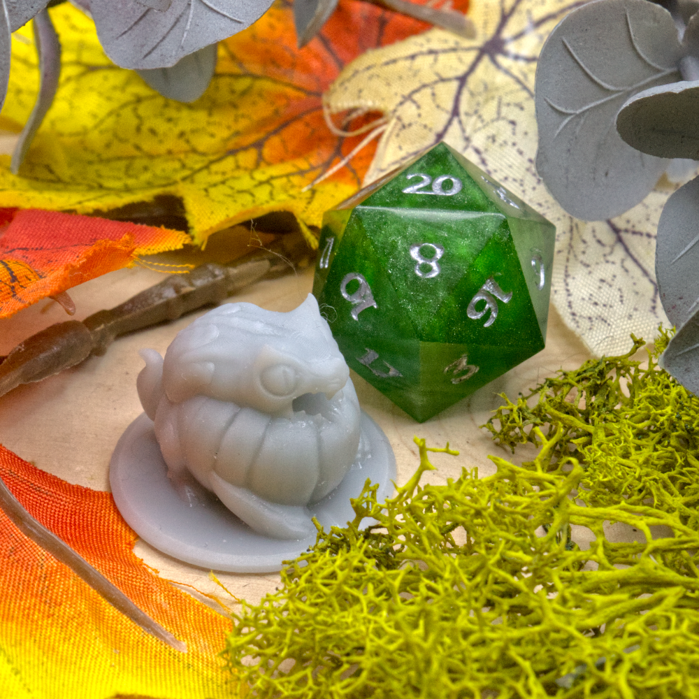 Pumpkin Dragon Miniature