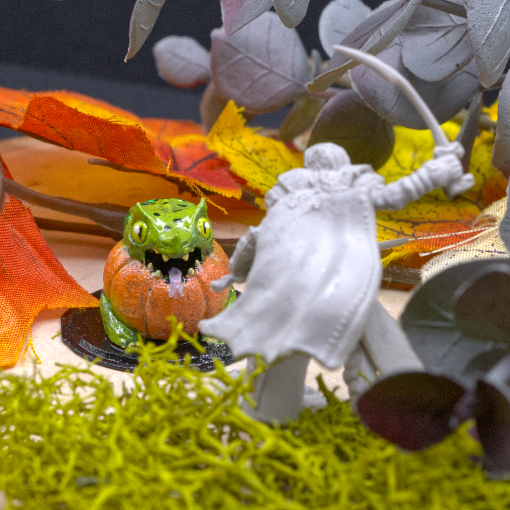 Pumpkin Dragon Miniature