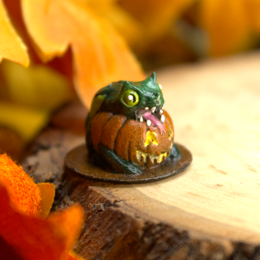 Pumpkin Dragon Miniature
