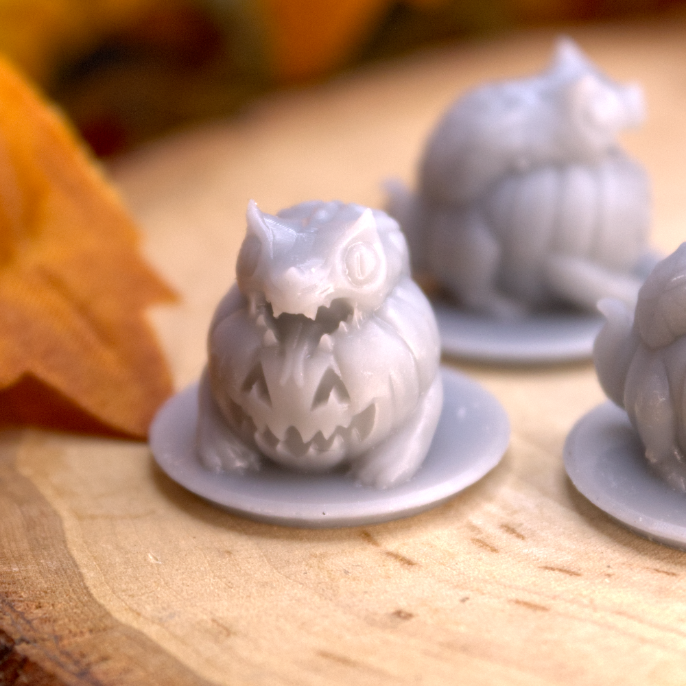 Pumpkin Dragon Miniature
