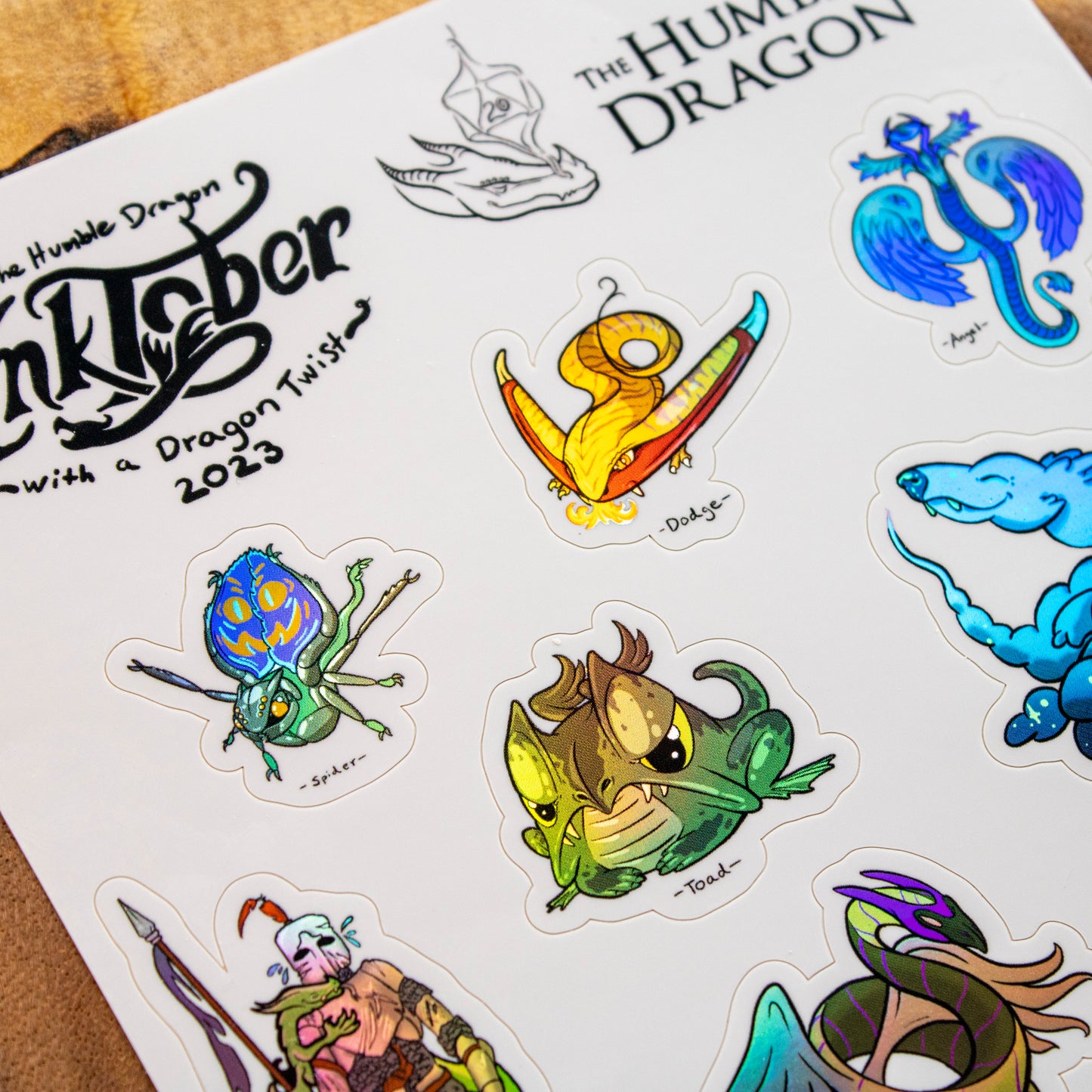 Inktober Sticker Sheets
