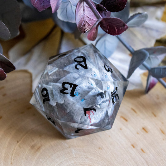 The Winter - Werewolf Head D20