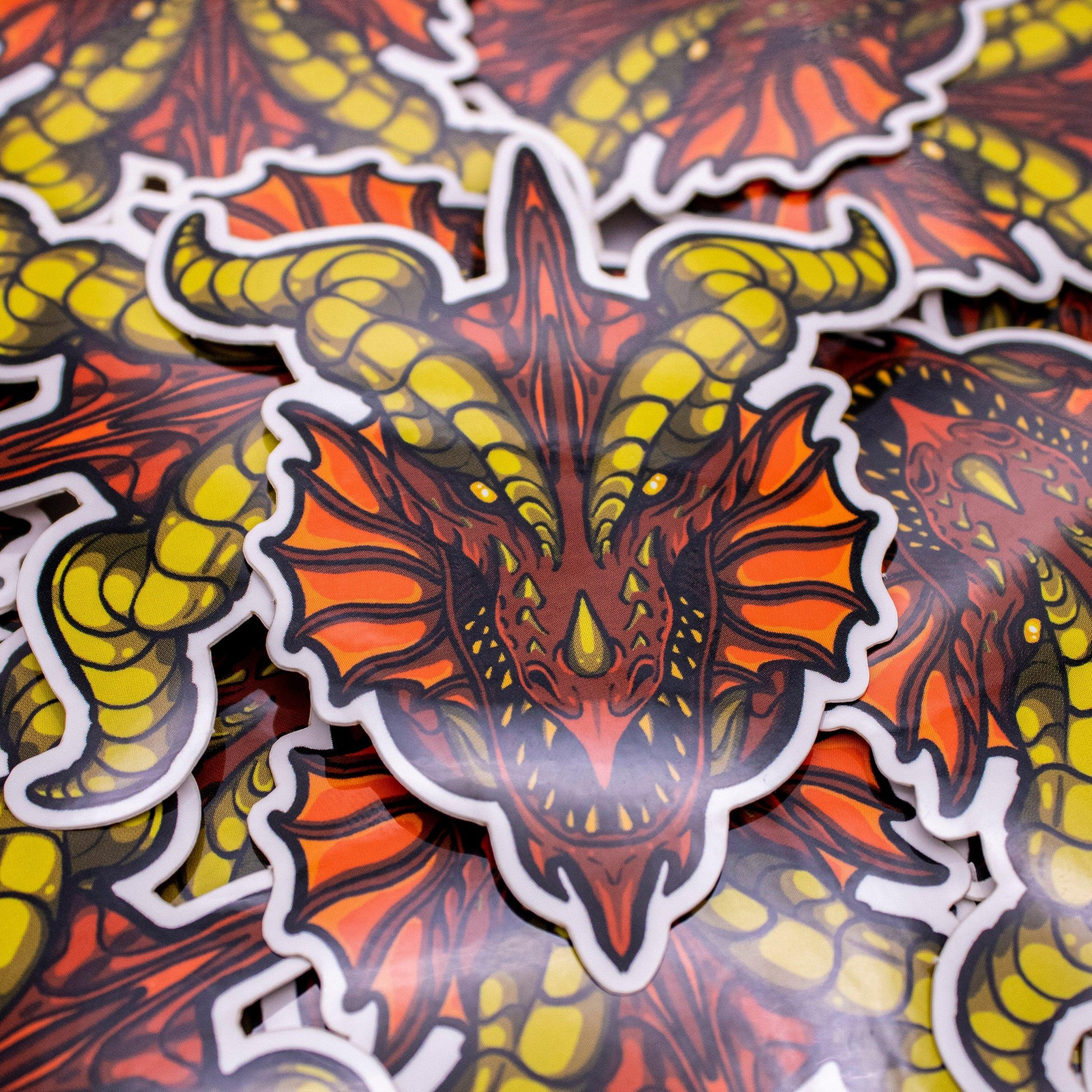 Chromatic Dragons Sticker Pack - Humble Dragon Dice