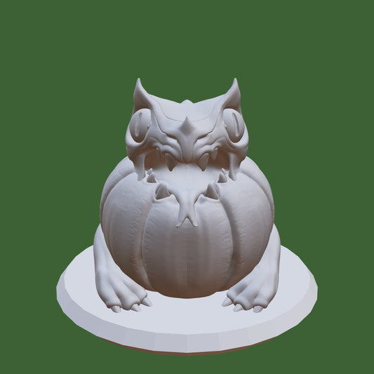 Pumpkin Dragon Miniature - Digital Download
