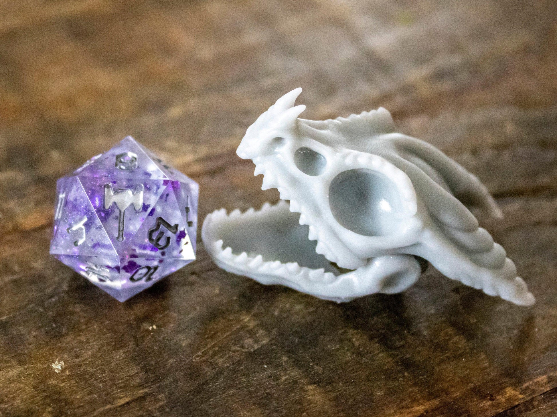 Fire Dragon Skull - Humble Dragon Dice