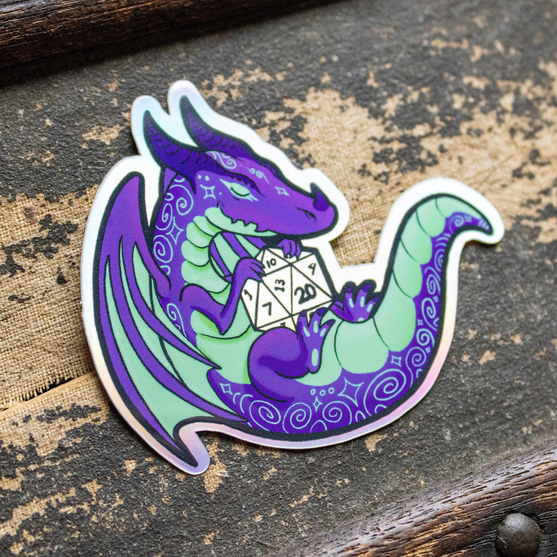 Gentle Dice Dragon - Humble Dragon Dice