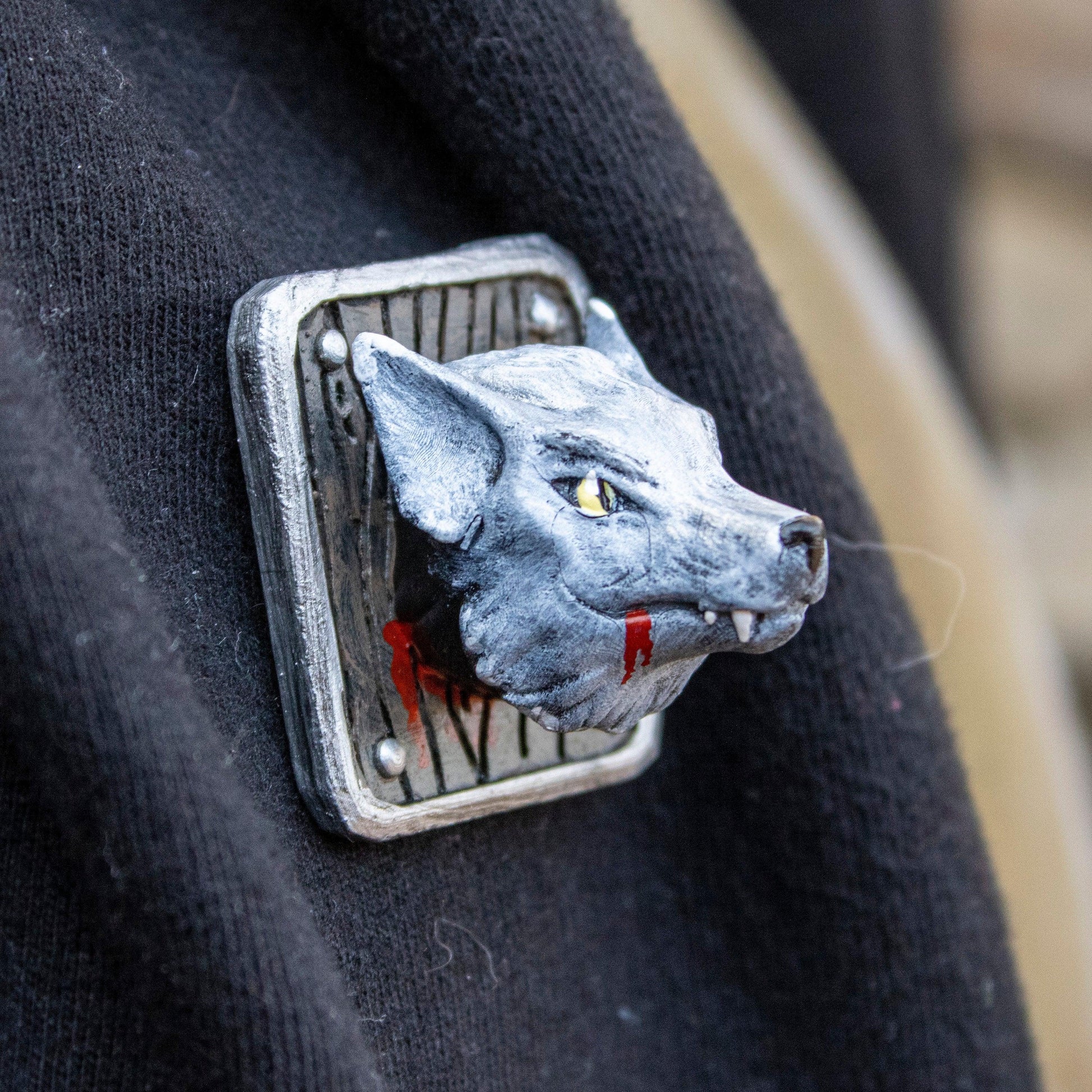 Mounted Werewolf Head Pins - Humble Dragon Dice